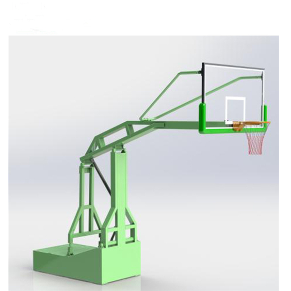 factory low price Double Circle Gymnastic Rings -
 Sports Equipment Foldable Portable Hoop Hydraulic Basketball Stand Customized – LDK