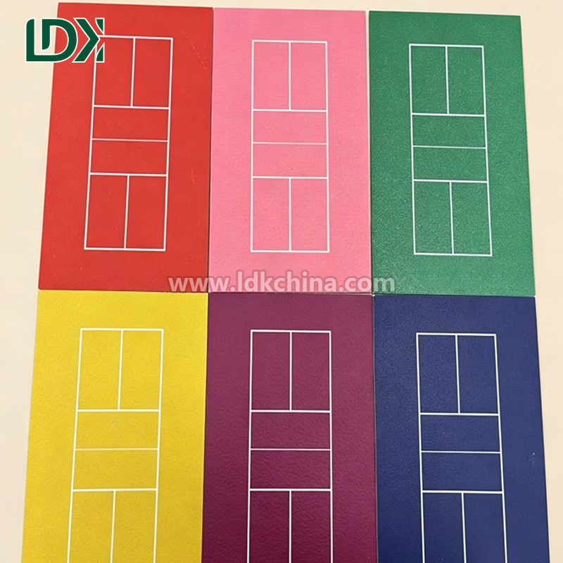 High Impact Resilient Pickleball Court Flooring Tiles with Quick Drainage Design for Professional Tournament Use