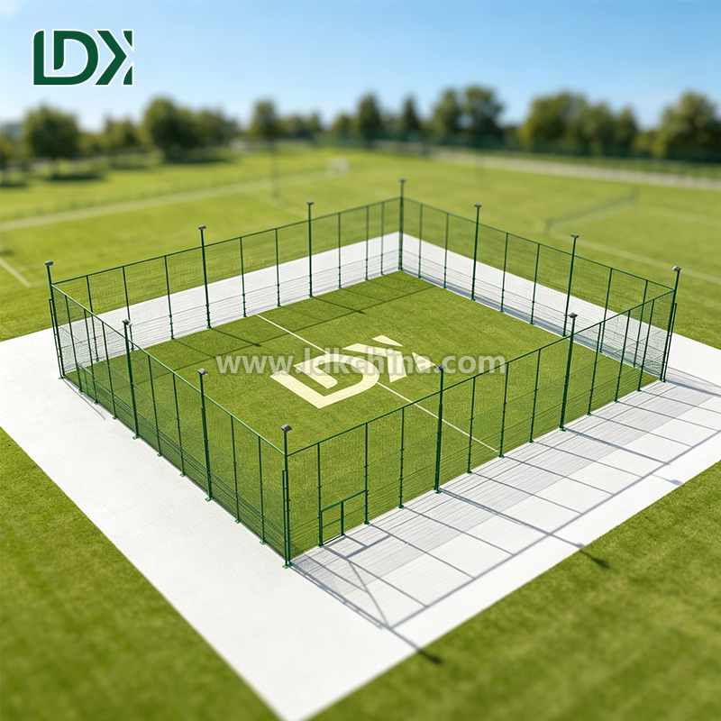 Professional Outdoor Football Cage Galvanized Steel Soccer Enclosure for Sports Club Training and Community Stadiums