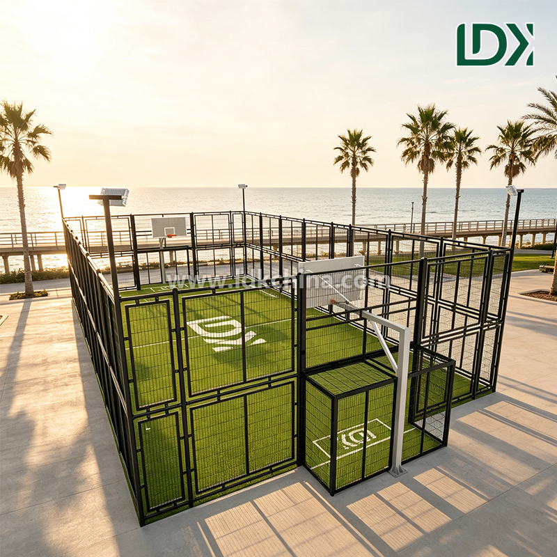 Customized Outdoor Cage Soccer Fields with Multi-functional Training System and Heavy Duty Football Basketball Ball Cage