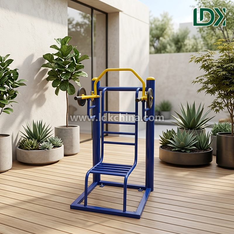Durable Chest Shoulder Press Machine Outdoor Fitness Equipment with Weather Resistant Steel for Municipal Projects