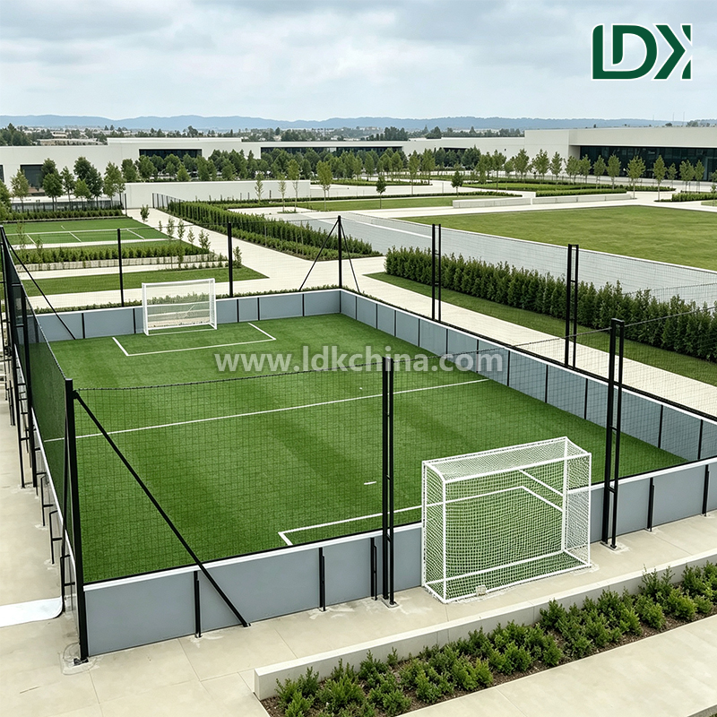 Customized Football Soccer Cage Training Enclosure High Strength Galvanized Steel Soccer Court for Club Training