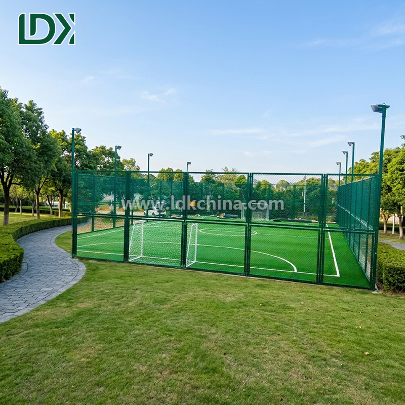 Custom Cage Football Field Portable Mini Soccer Cage Court with Artificial Grass for Commercial Sports Projects