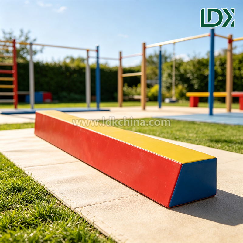 Anti Slip PVC Balance Beam Compressed Foam Gymnastics Training Beam for Family Kids Indoor Workout