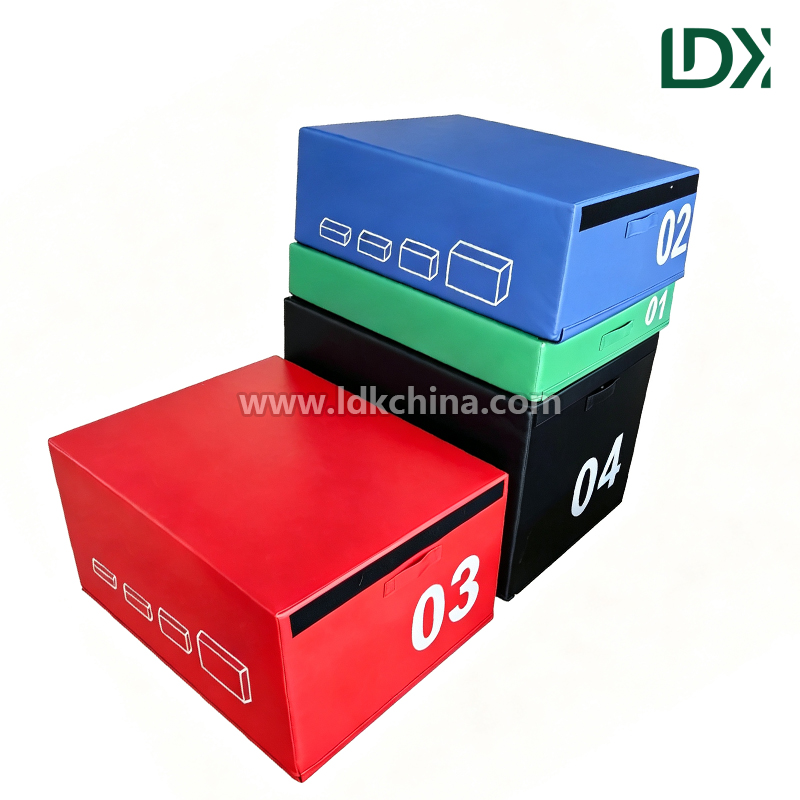 Foam Plyometrics Jump Box Soft EPE Safe Fitness Training Equipment for Kids School Indoor Yoga Home Exercise