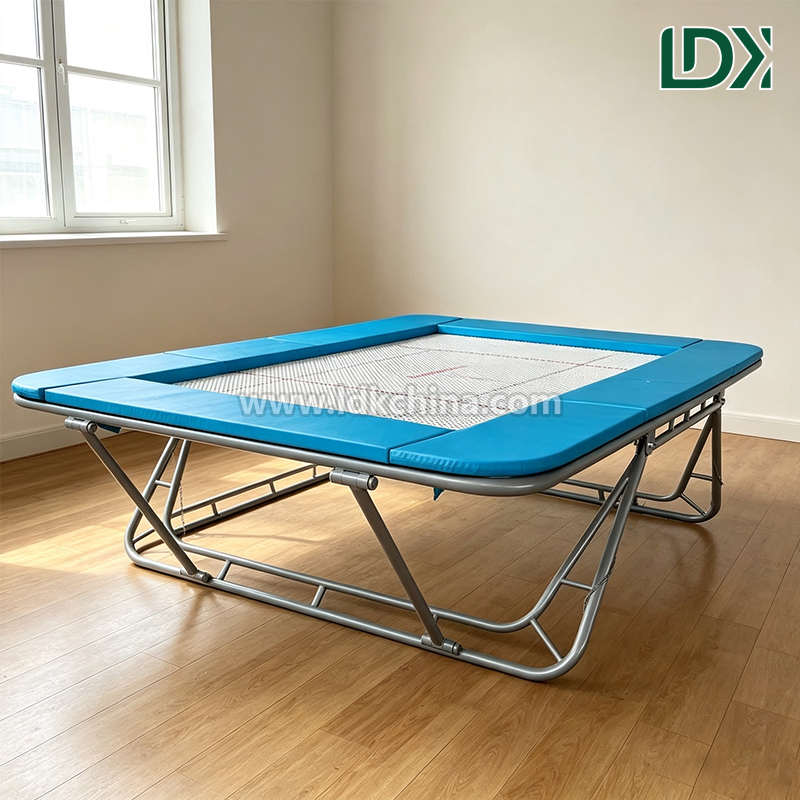 Small Trampoline Mini Rebounder for Fitness Exercise Indoor Home Compact Foldable Portable Kids Adult Bounce Training