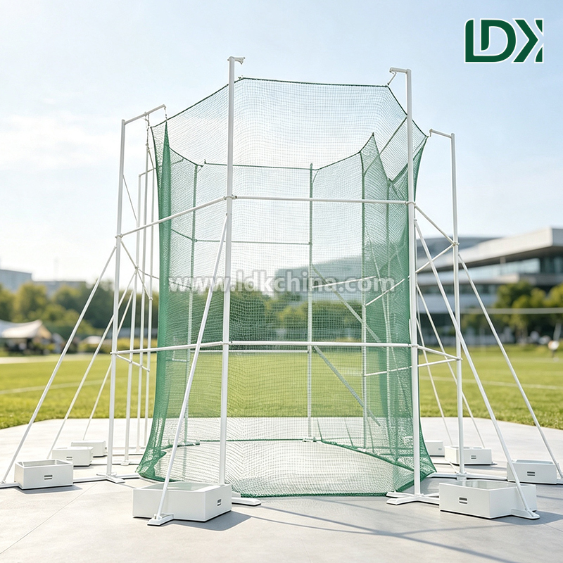 Portable Steel Discus And Hammer Throwing Cage High Strength Net For Outdoor University Athletics Clubs And Schools