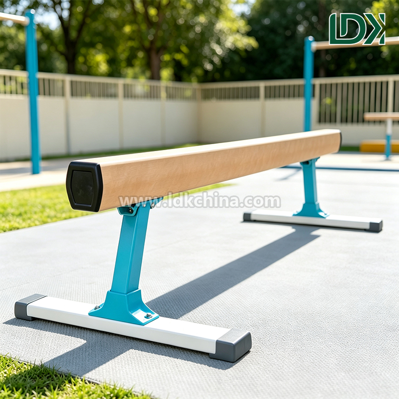 Heavy Duty Adjustable Gymnastics Balance Beam Competition Grade Regulation Length for School Gym Floor Training