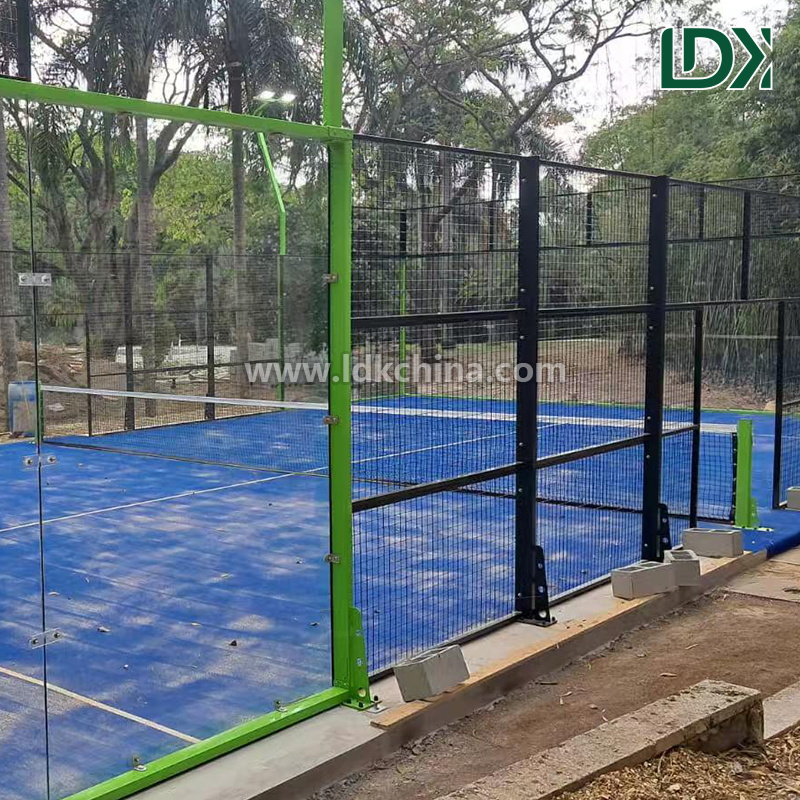 Panoramic Padel Court with 12mm Tempered Glass | Commercial Padel Court Manufacturer