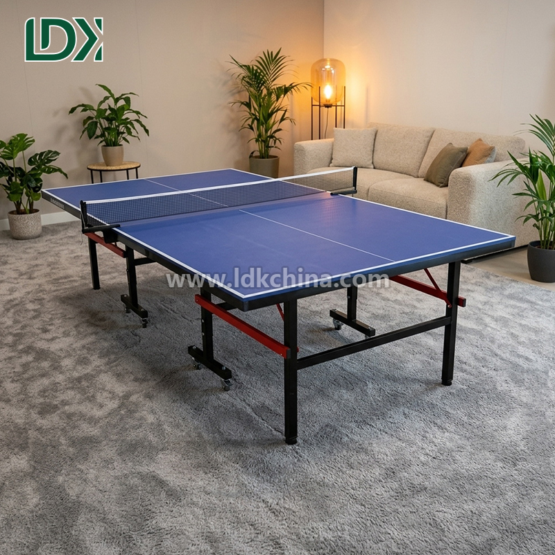 Portable Outdoor Folding Removable Table Tennis Table with Locking Casters for School and Community Sports Club