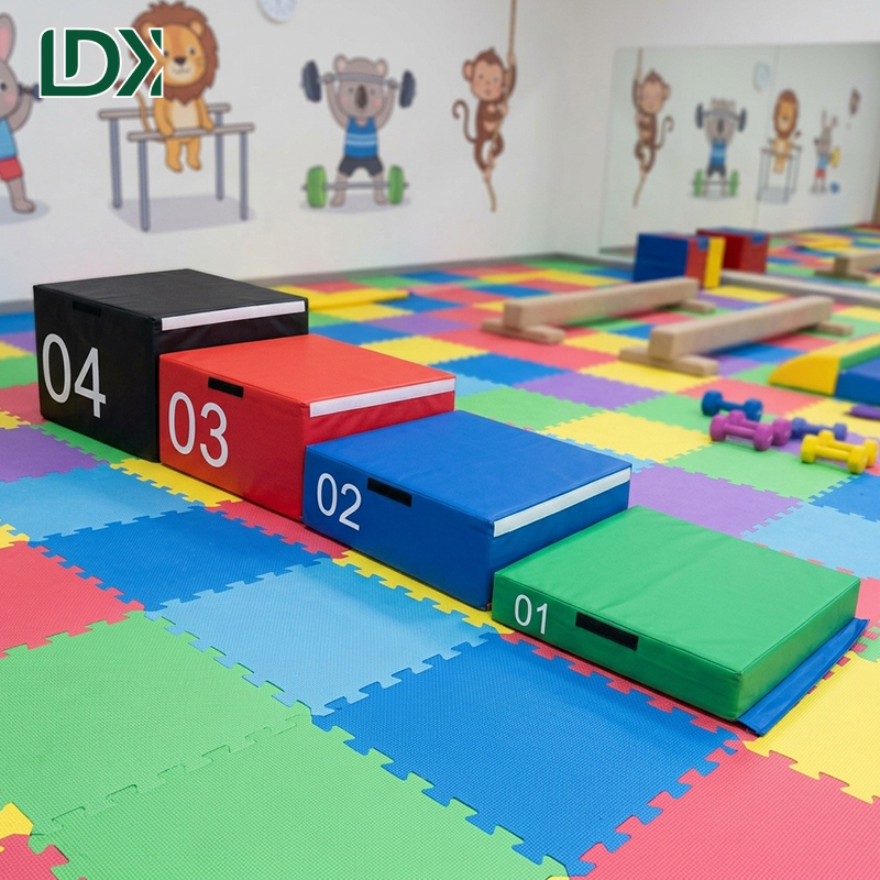 Factory Direct Commercial Plyometrics Box High Density Soft Foam Jump Box for Gym Training