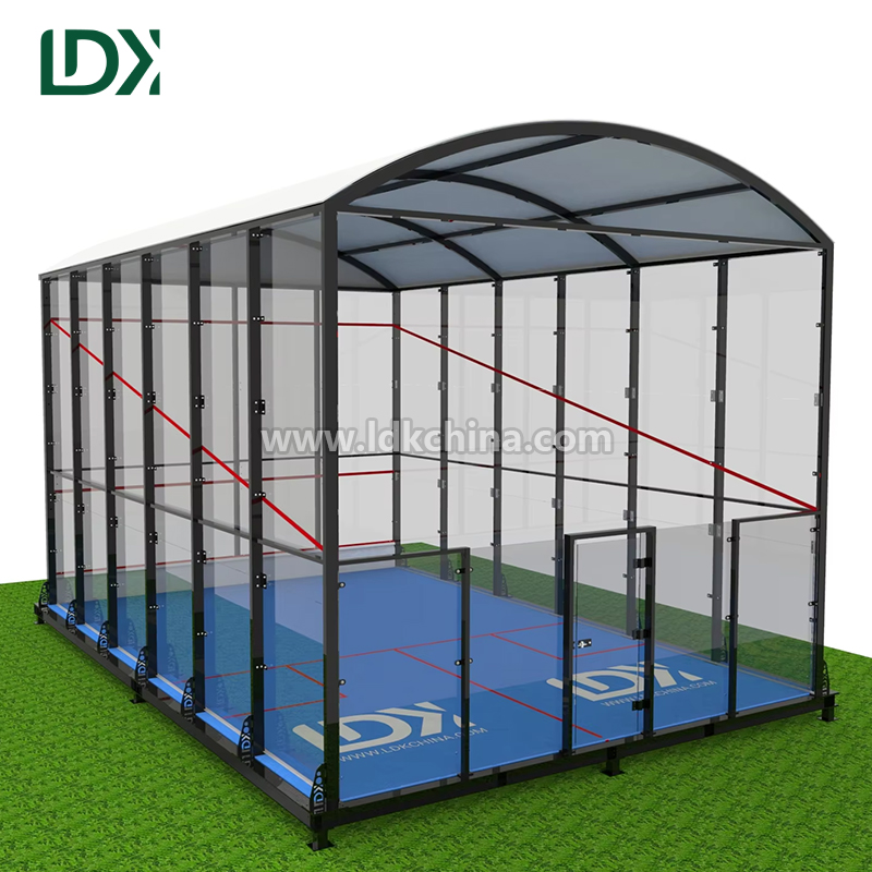 Squash Court Systems: 12mm Tempered Glass Walls & Shock-Absorbing Sports Floors