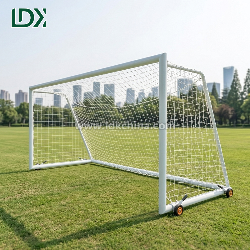 Professional Full Size Football Goal Post for Stadium Training with Heavy Duty Aluminum Frame and Weatherproof Netting