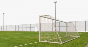 Aluminum portable soccer goal equipment football goal post for sale