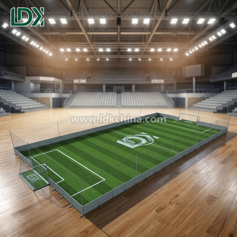 High Quality Modular Removable Football Cage for Professional Training Portable Soccer Court with Safety Net Fencing