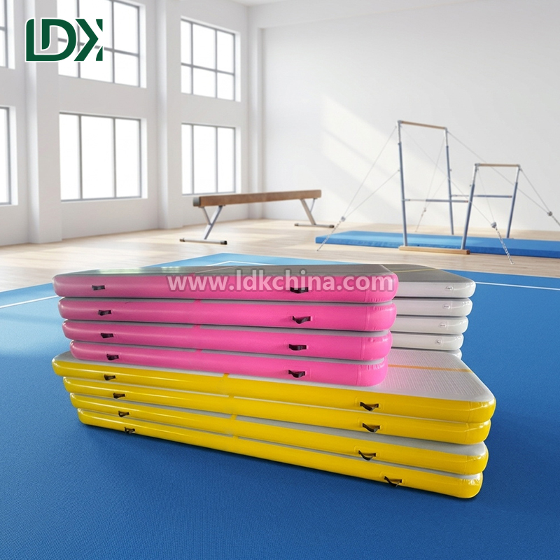Portable Gymnastic Inflatable Mat for Home Use Air Track Tumbling Mat for Kids Practice