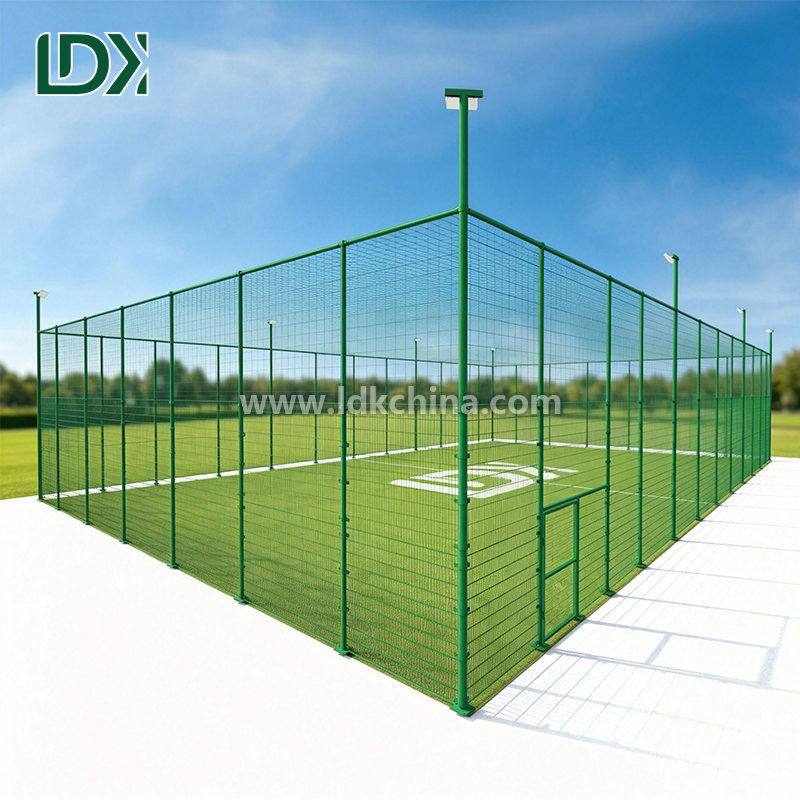 Professional Outdoor Football Cage Galvanized Steel Soccer Enclosure for Sports Club Training and Community Stadiums