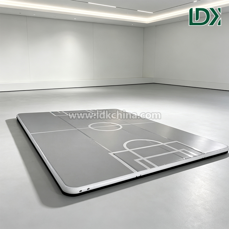 Safe Soccer Court Inflatable Mats Portable Inflatable Soccer Training Field for Professional Sports Clubs ODM OEM
