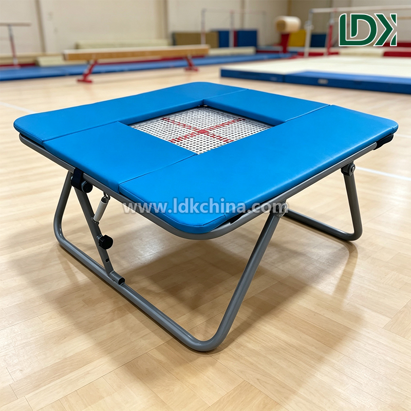 Multi-Purpose Small Trampoline for Home Office Fitness Foldable Mini Rebounder with High Elasticity for Daily Exercise