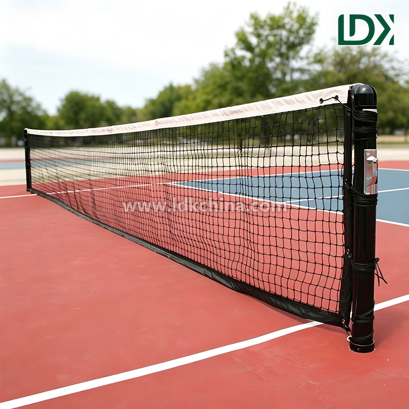 Weather-resistant Pickleball Posts for Outdoor Use with Heavy-duty Steel Construction and Custom Net System