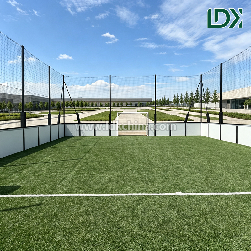 Customized Football Soccer Cage Training Enclosure High Strength Galvanized Steel Soccer Court for Club Training Featured Image