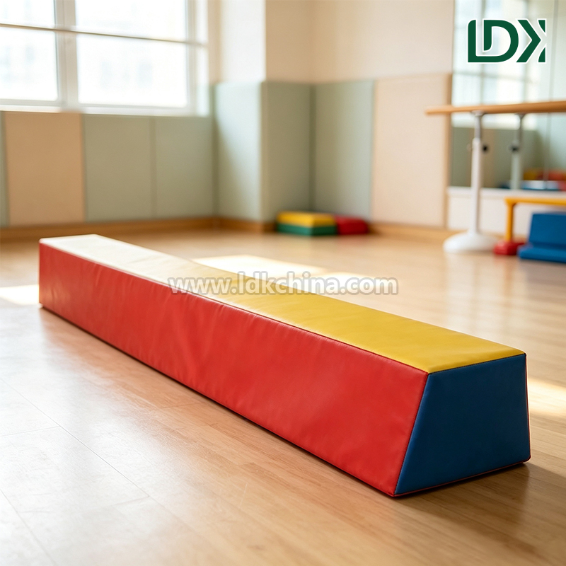 Anti Slip PVC Balance Beam Compressed Foam Gymnastics Training Beam for Family Kids Indoor Workout