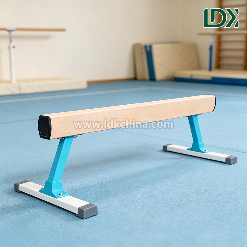 Heavy Duty Adjustable Gymnastics Balance Beam Competition Grade Regulation Length for School Gym Floor Training
