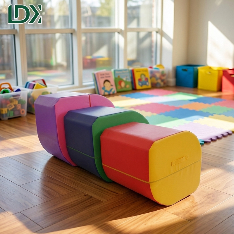 Wholesale Irregular Gymnastic Mat High Density PVC Foam Tumble Mat for OEM Custom Logo Sports Equipment Distribution