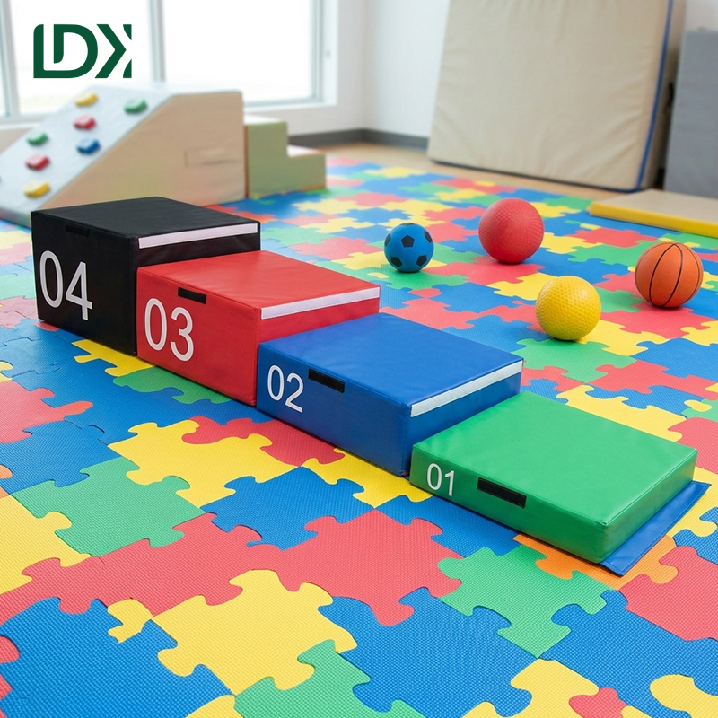 Factory Direct Commercial Plyometrics Box High Density Soft Foam Jump Box for Gym Training