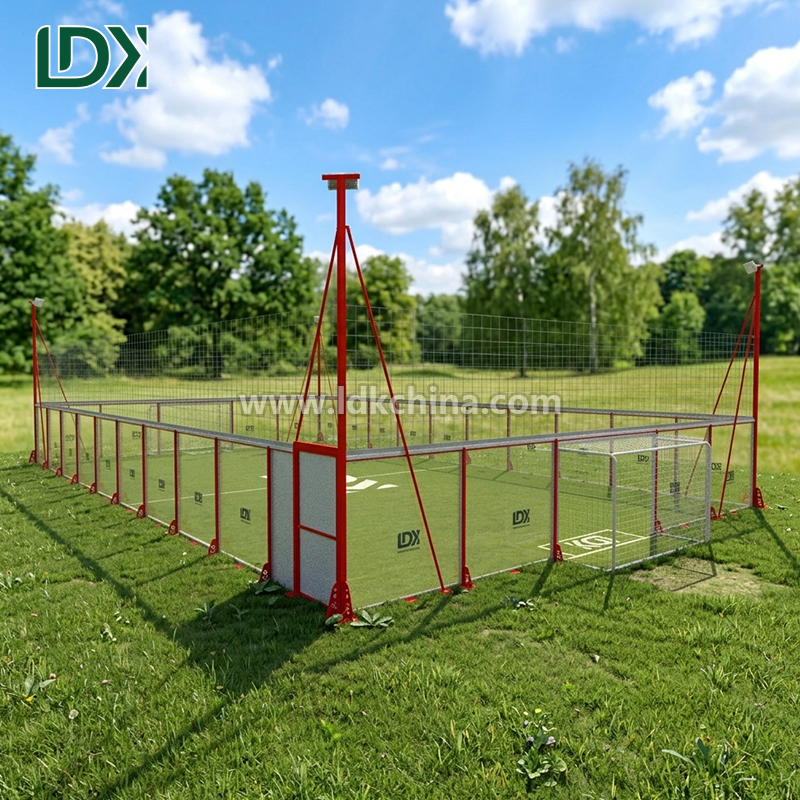 Transparent Glass Soccer Enclosure and Football Cage for Multi-Sport Use with Custom Dimensions and Easy Setup Featured Image