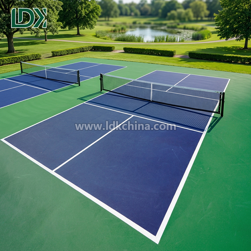 Durable Pickleball PVC Floor Mat Wear-Resistant Multi-Purpose Sports Court Surface for Professional Tournament Use