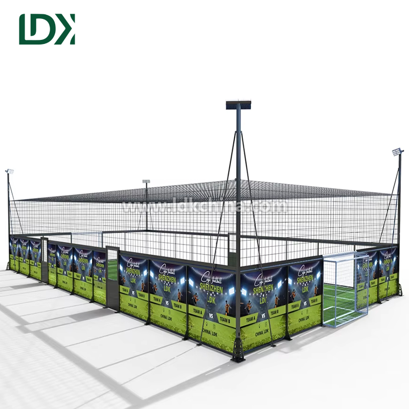 Impact Resistant LED Advertising Display Cage Football Field Board Outdoor Sports Perimeter Screen for Stadium Match