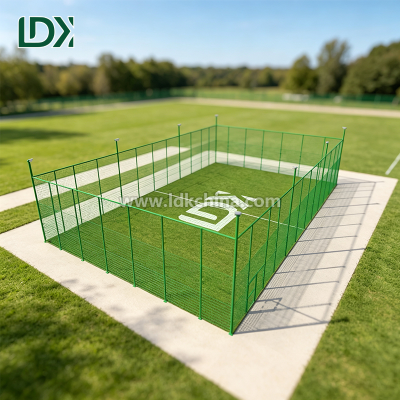 Professional Outdoor Football Cage Galvanized Steel Soccer Enclosure for Sports Club Training and Community Stadiums