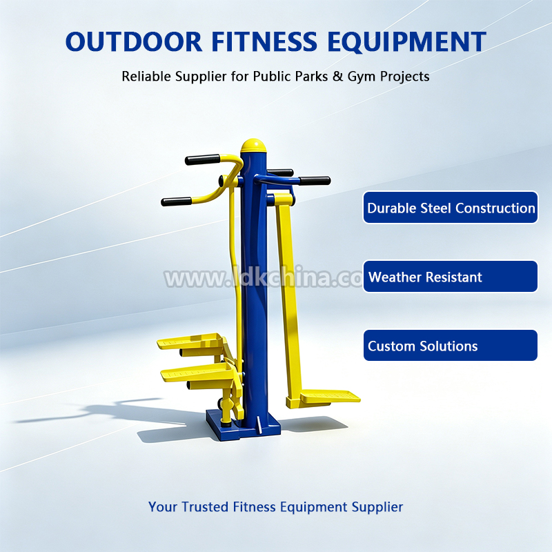 Durable Outdoor Fitness Equipment Surfboard and Stepper Machine for Public Park and Community Exercise Station