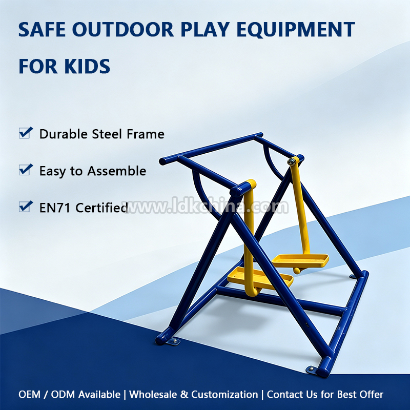 Durable Outdoor Fitness Equipment Single Air Walker Cross Trainer for School Playground and Municipal Projects