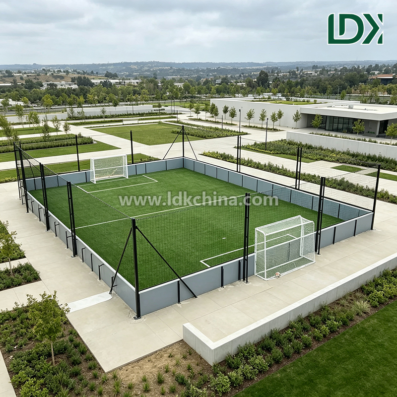 Customized Football Soccer Cage Training Enclosure High Strength Galvanized Steel Soccer Court for Club Training