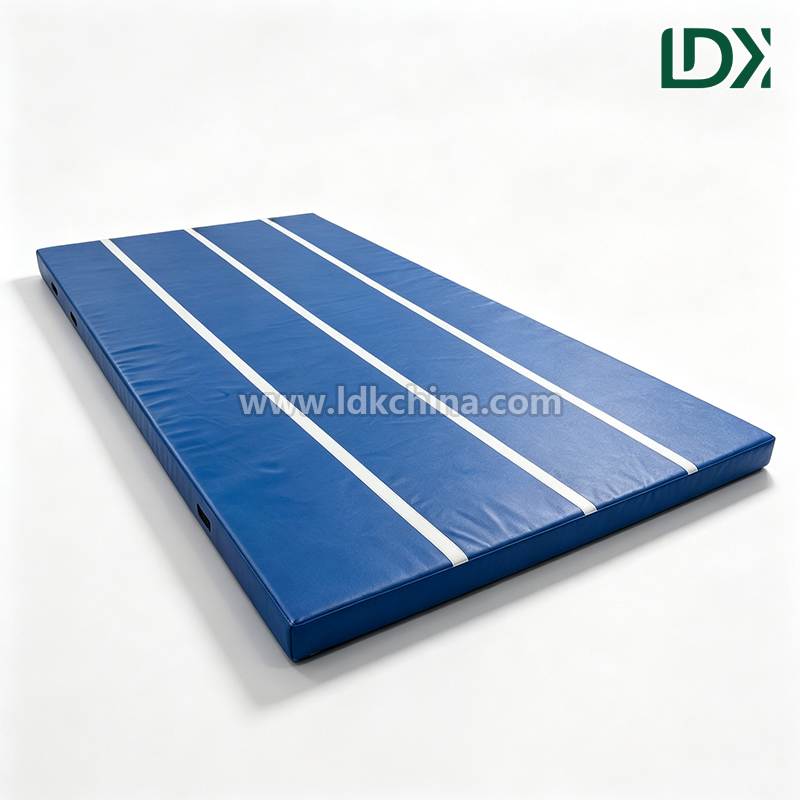 Durable Gymnastics Safety Mat Waterproof PVC Leather Impact Absorption Cushion for Professional Athletes Gym Use