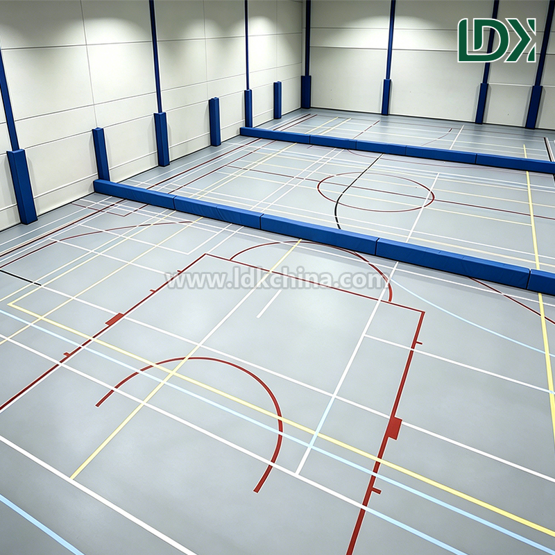 Portable Foam Court Barrier Impact Protective Pickleball Court Fence Lightweight Multi Sport Dividers Manufacturer