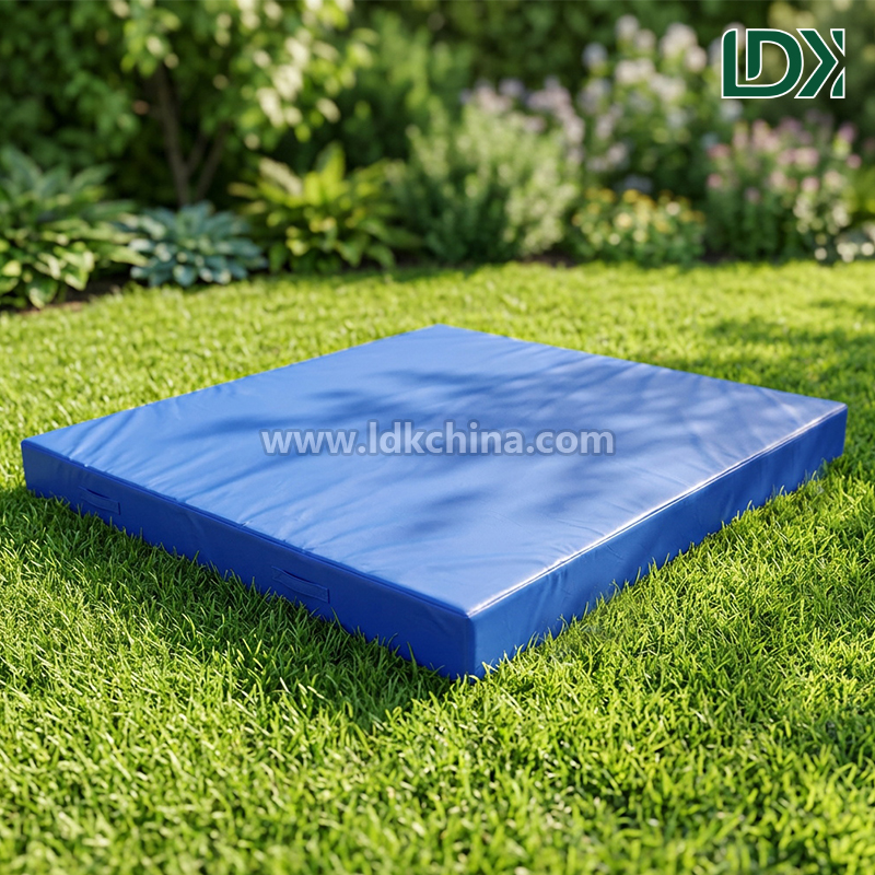 Durable Balance Beam Landing Mat Non Slip Vinyl Cover Gymnastics Safety Landing Cushion for FIG Competition Training