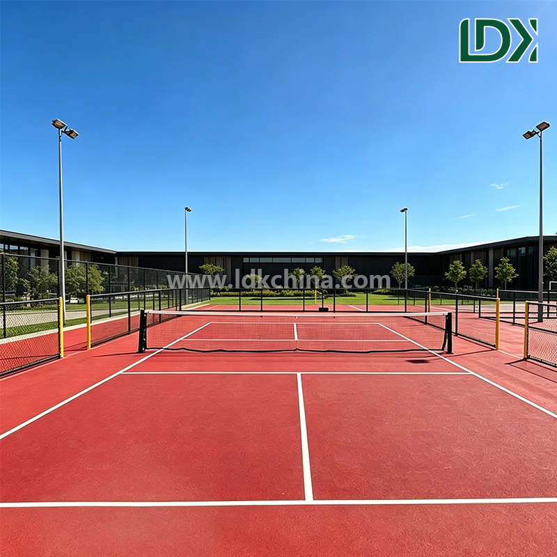 Professional Pickleball Court Supplier Turnkey Project Fencing Net Lighting Acrylic Surface For Clubs Parks Schools