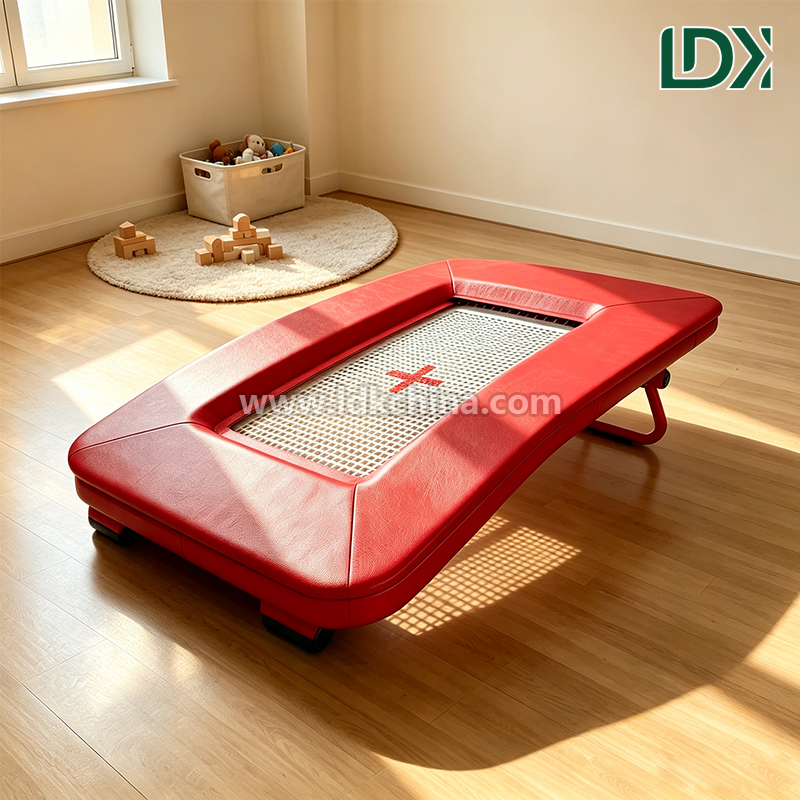 Folding Small Trampoline Portable Mini Fitness Rebounder Compact Home Exercise Equipment Easy Storage Adults Kids