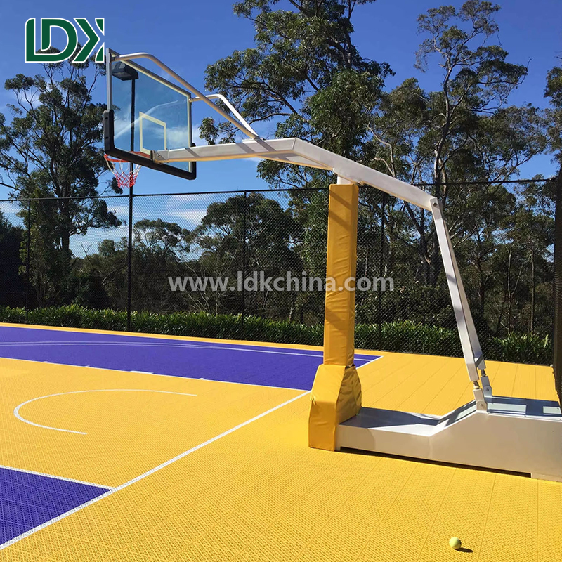 Anti-Slip High Rebound Basketball Court Plastic Sports Flooring for Professional Training Ground