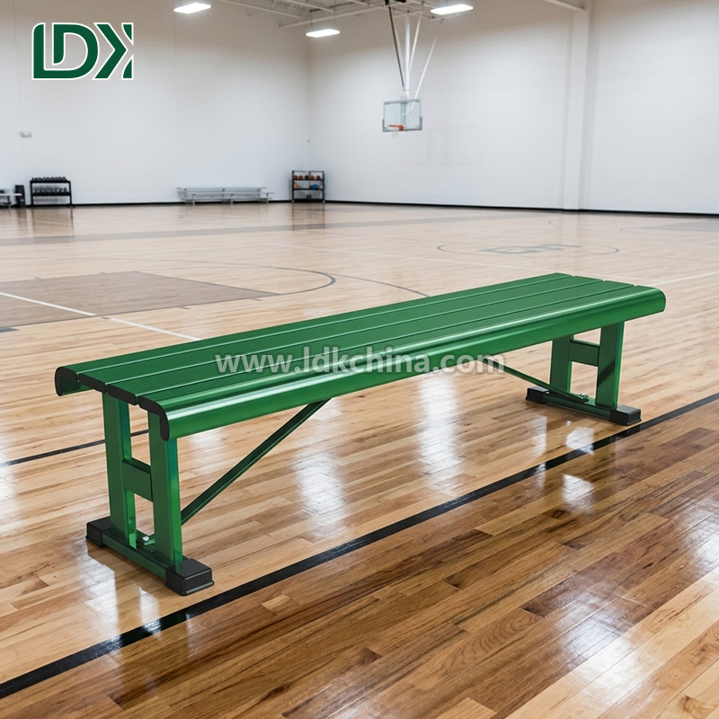 Professional Weatherproof Aluminium Tennis Bench for Outdoor Sports Court Seating