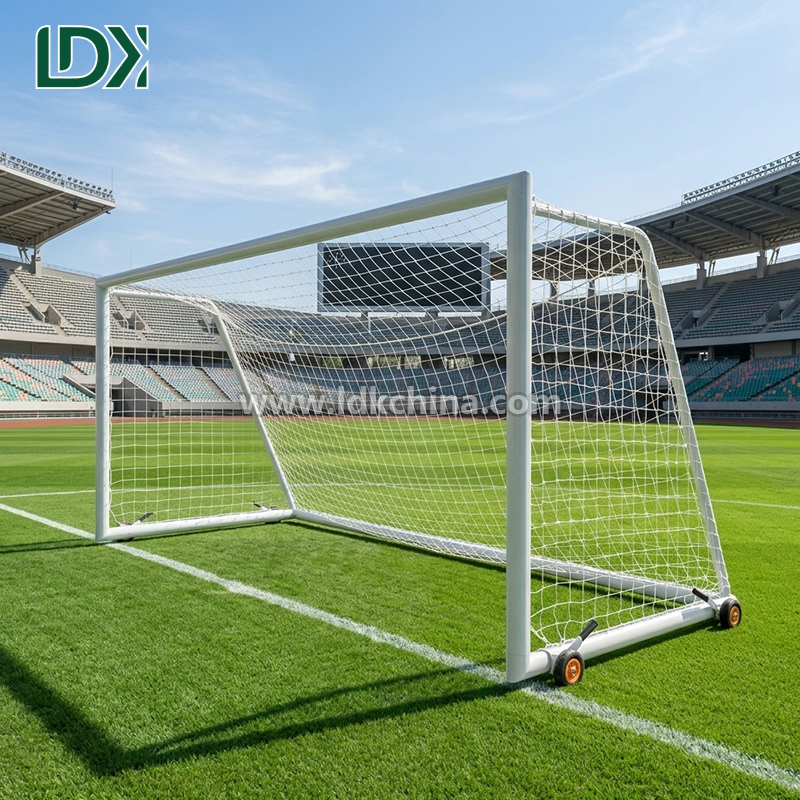 Professional Full Size Football Goal Post for Stadium Training with Heavy Duty Aluminum Frame and Weatherproof Netting