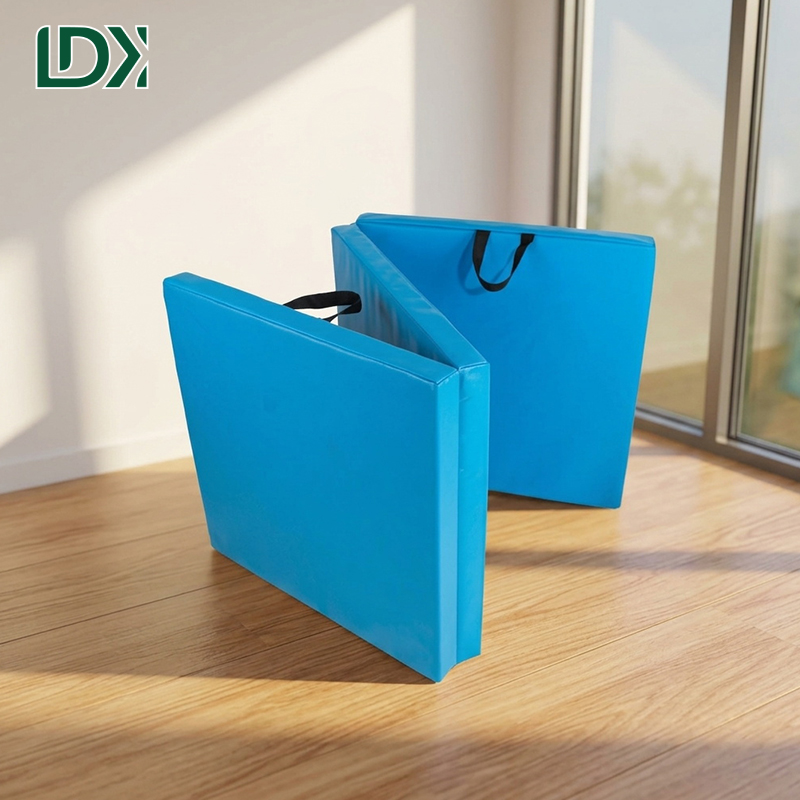 Custom Logo Three Folding Mat Portable Tri-Fold Exercise Pad for Yoga Pilates and Martial Arts Training Wholesale