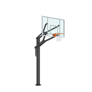 Hauteur réglable en Piédestale Terrain de basketball Stand For Sale