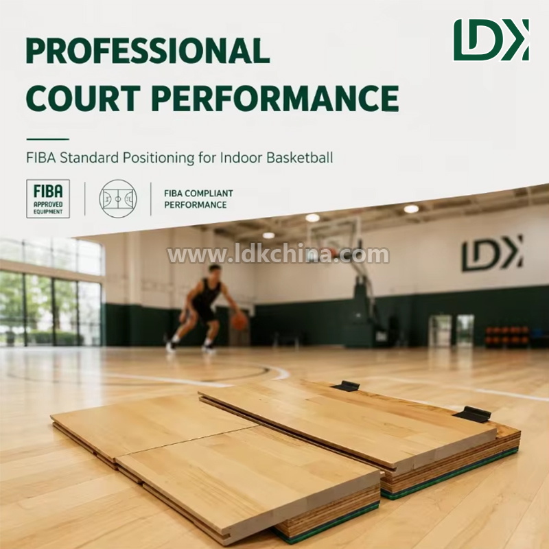 FIBA-Approved Portable Basketball Court Flooring Combines Competition Performance with Flexible Venue Solutions