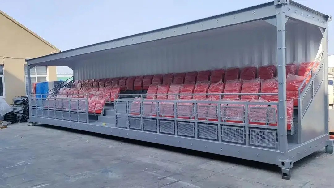 Portable Stadium Seating Retractable Grandstand Sporting Event Bleachers Portable Stand