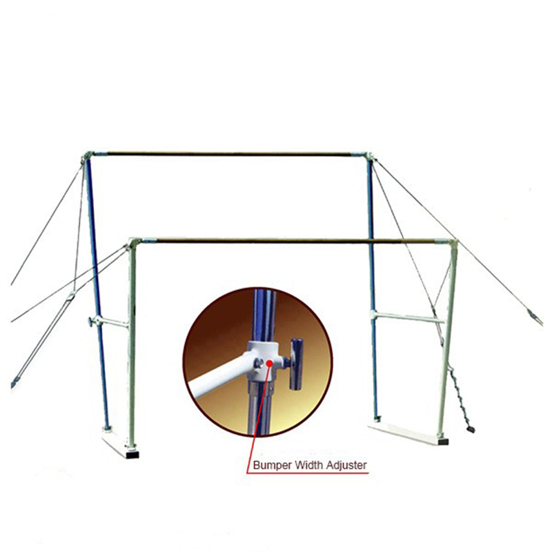 FIG Standard hot gymnastic equipment uneven parallel bar for competition