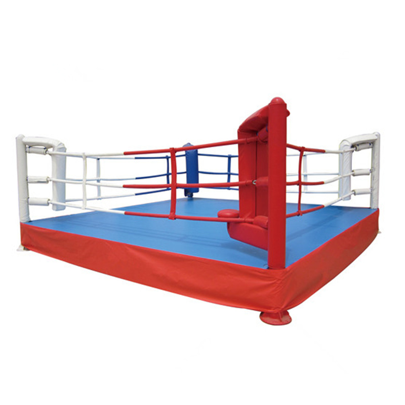 Customize International Standard Floor Boxing Ring Wrestling Elavated Boxing Ring For Competition